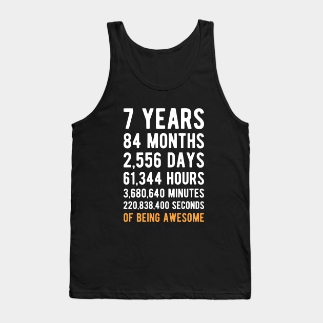 T Years 84 Months Days Hourse Of Being Awesome Tank Top by huepham613